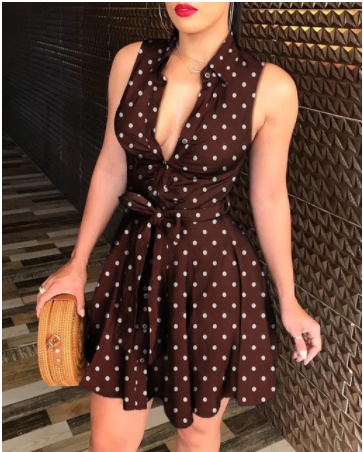 3317045371685.jpg Belted dress sexy casual dress - Image 5